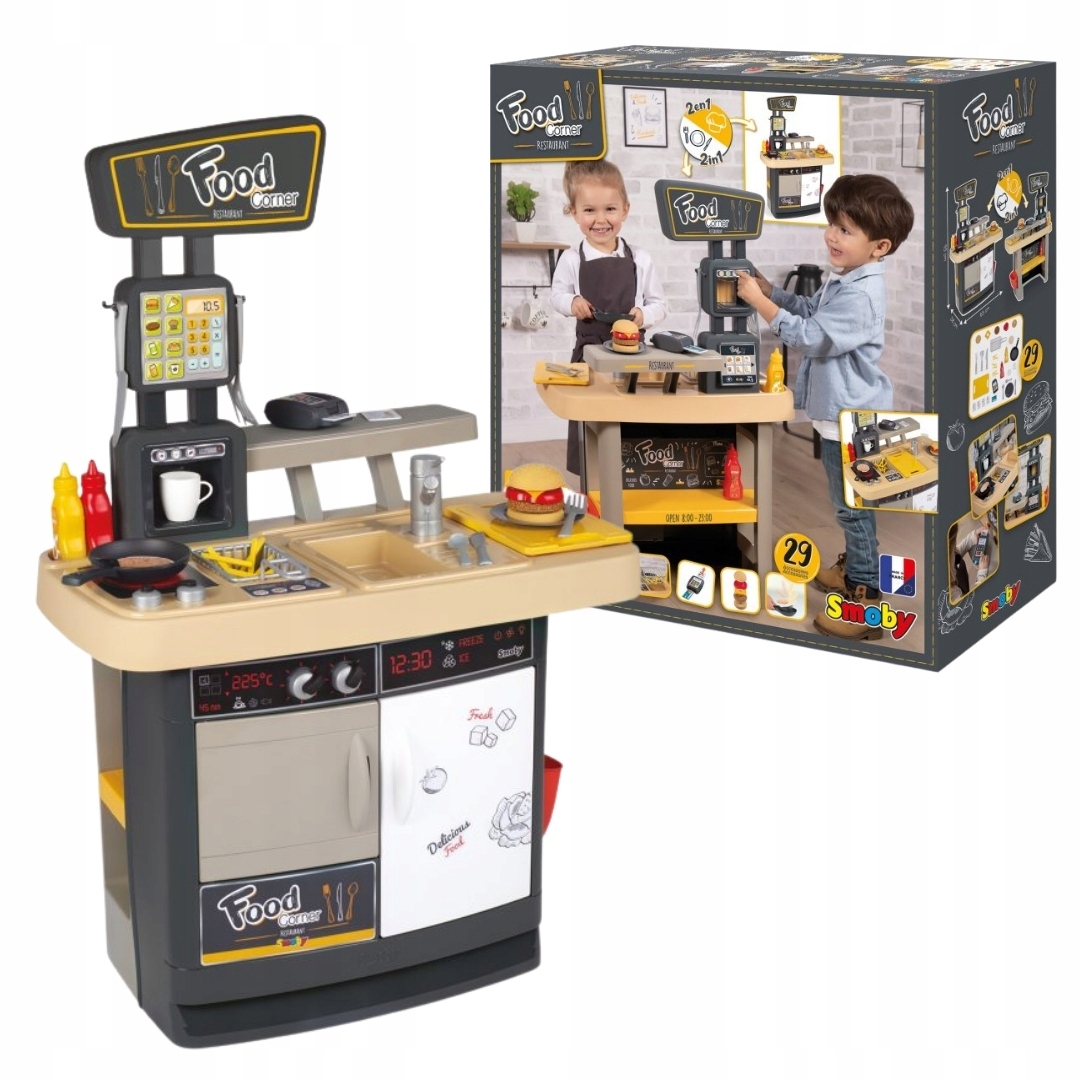 

Kuchnia Dla Dzieci Restauracja Bar Smoby 29 Akc