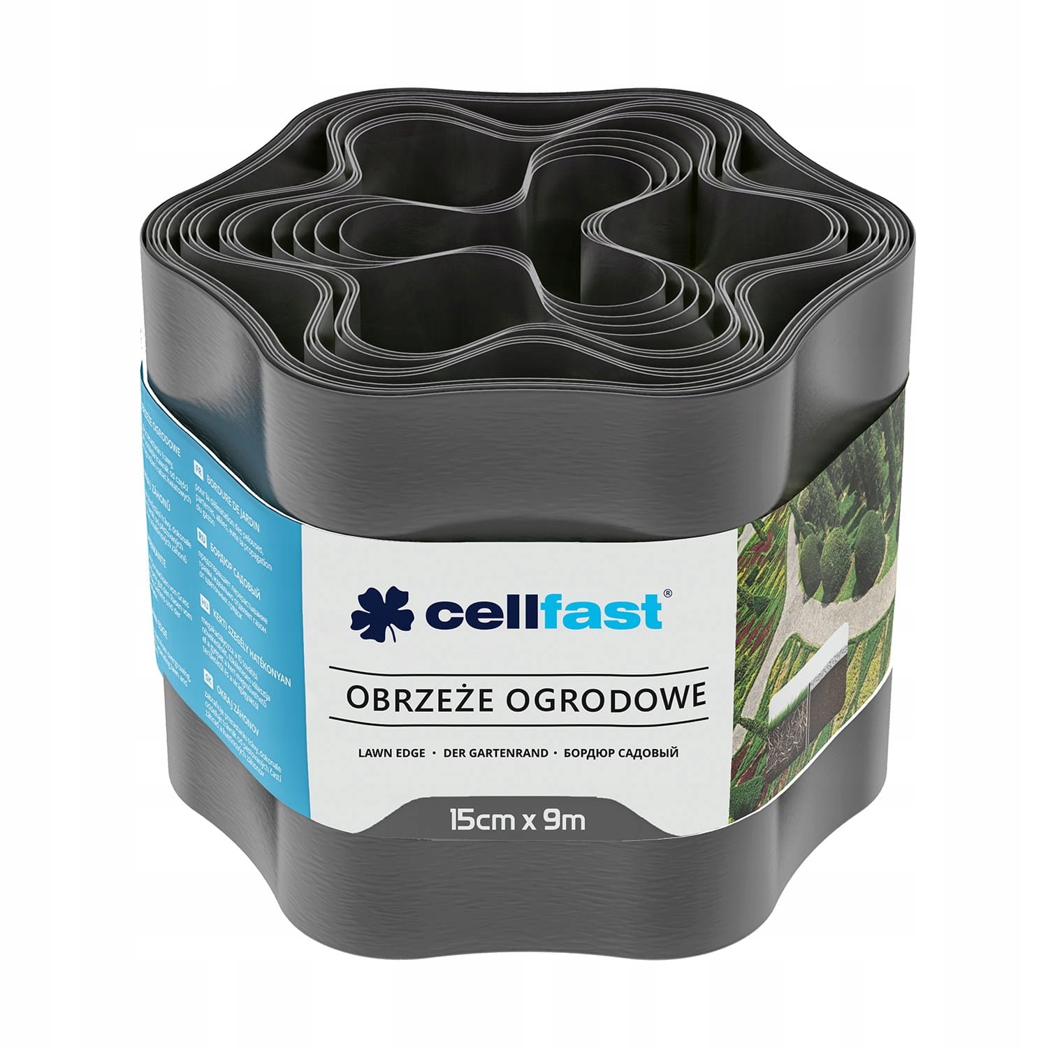 

Obrzeże ogrodowe grafit 15cm * 9m 30-052 Cellfast