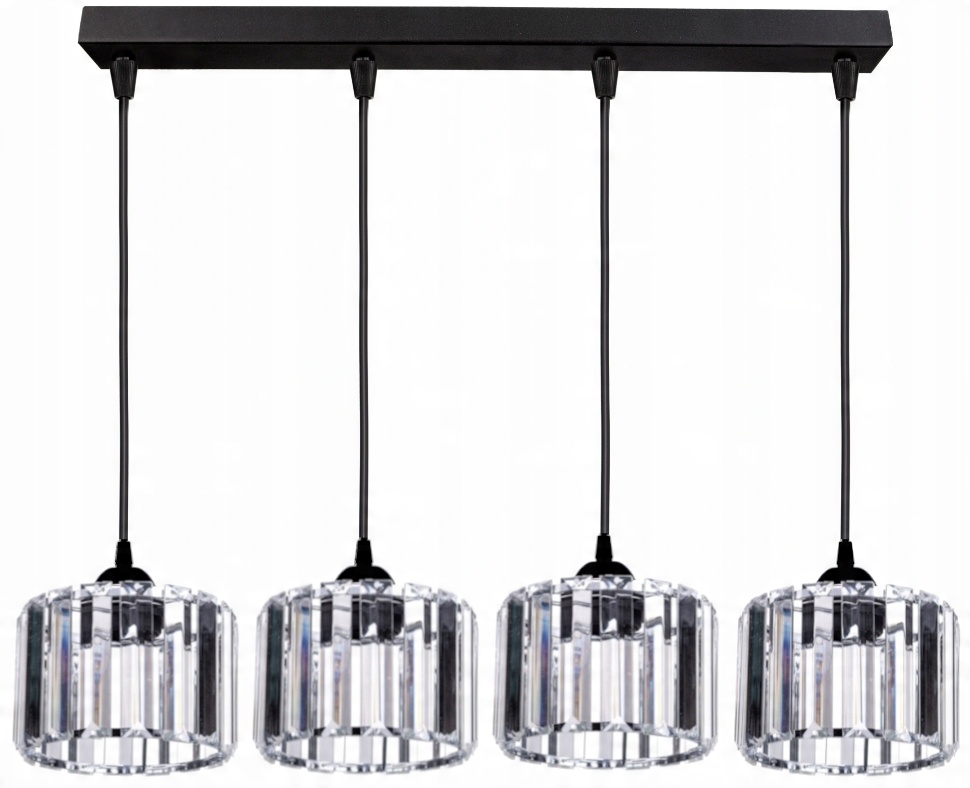 

Szklana Lampa Wisząca Sufitowa Żyrandol Plafon Led