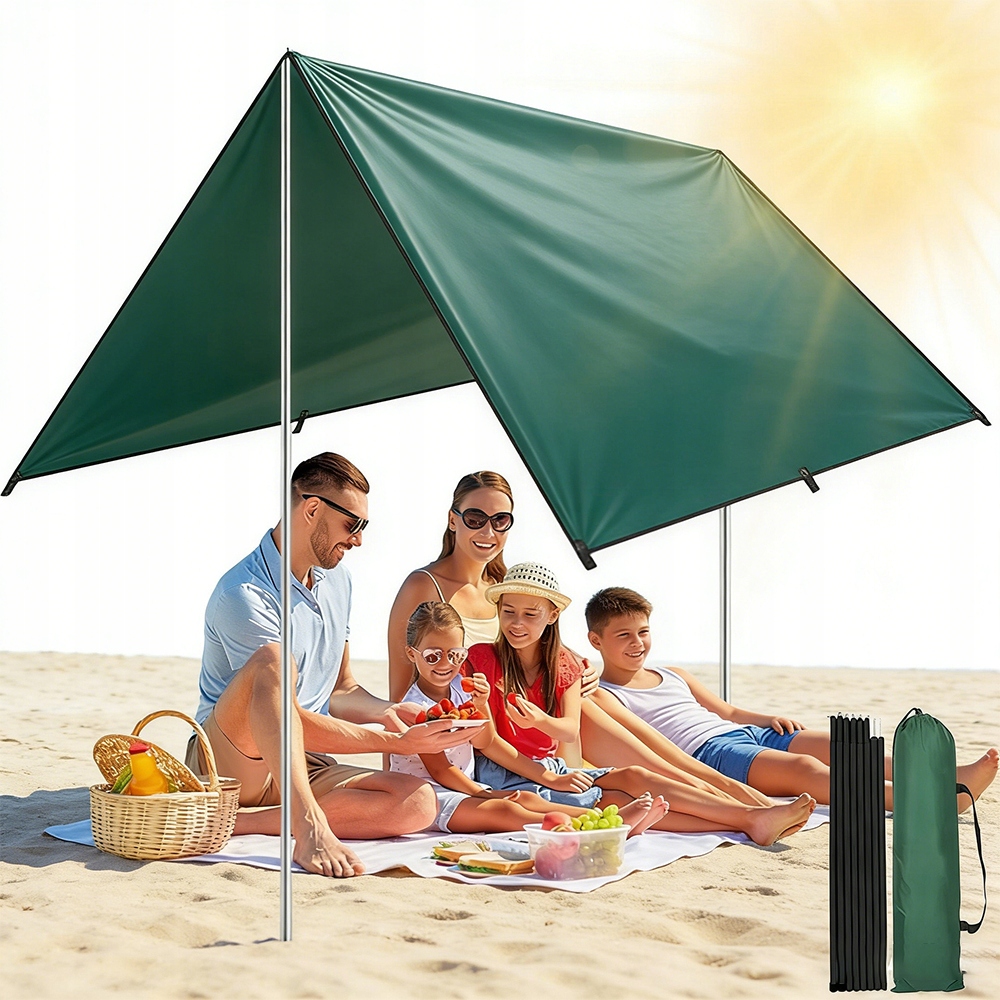 Plachta Bivakovací Plachta 3X3 M Stan Uv Sluneční Clona