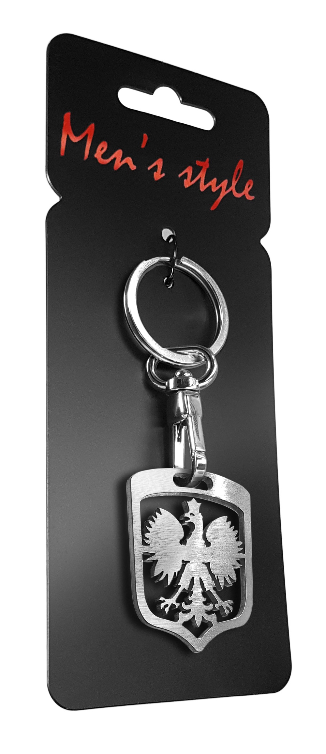 

Brelok breloczek do kluczy Polska Orzeł stalowy