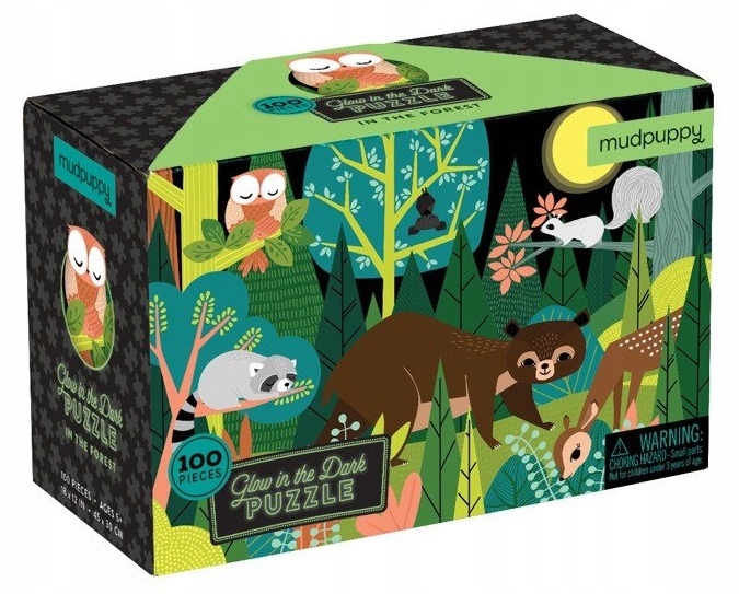 

Świecące Ciemności Puzzle W Lesie 100 El Mudpuppy