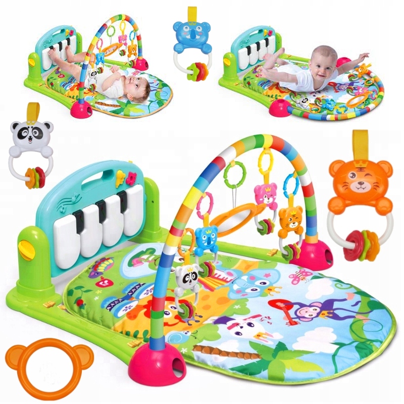 

Duża Mata Edukacyjna Interaktywna Zabawki Pianinko