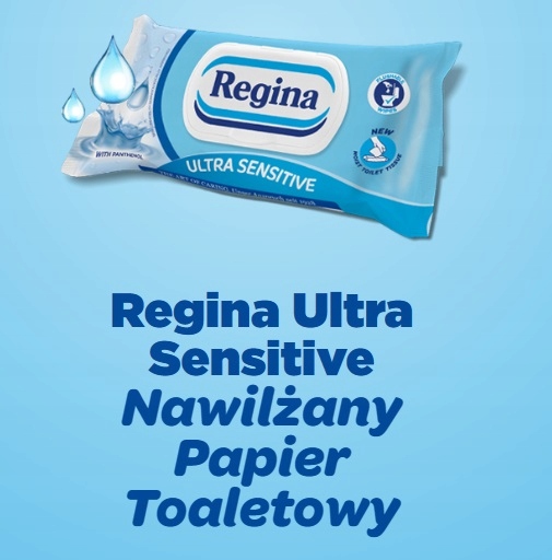 REGINA PAPIER NAWILŻANY SENSITIVE 42szt. NOWOŚĆ! Marka Regina