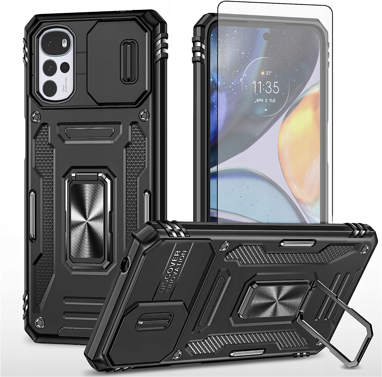 

Etui Defender Slide Szkło do Motorola Moto G22