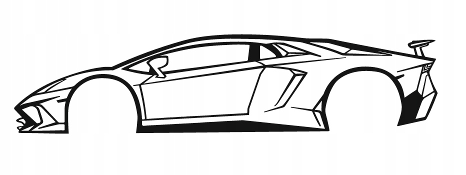 nástěnná dekorace Obraz Auto Lamborghini Aventador Sv 2017