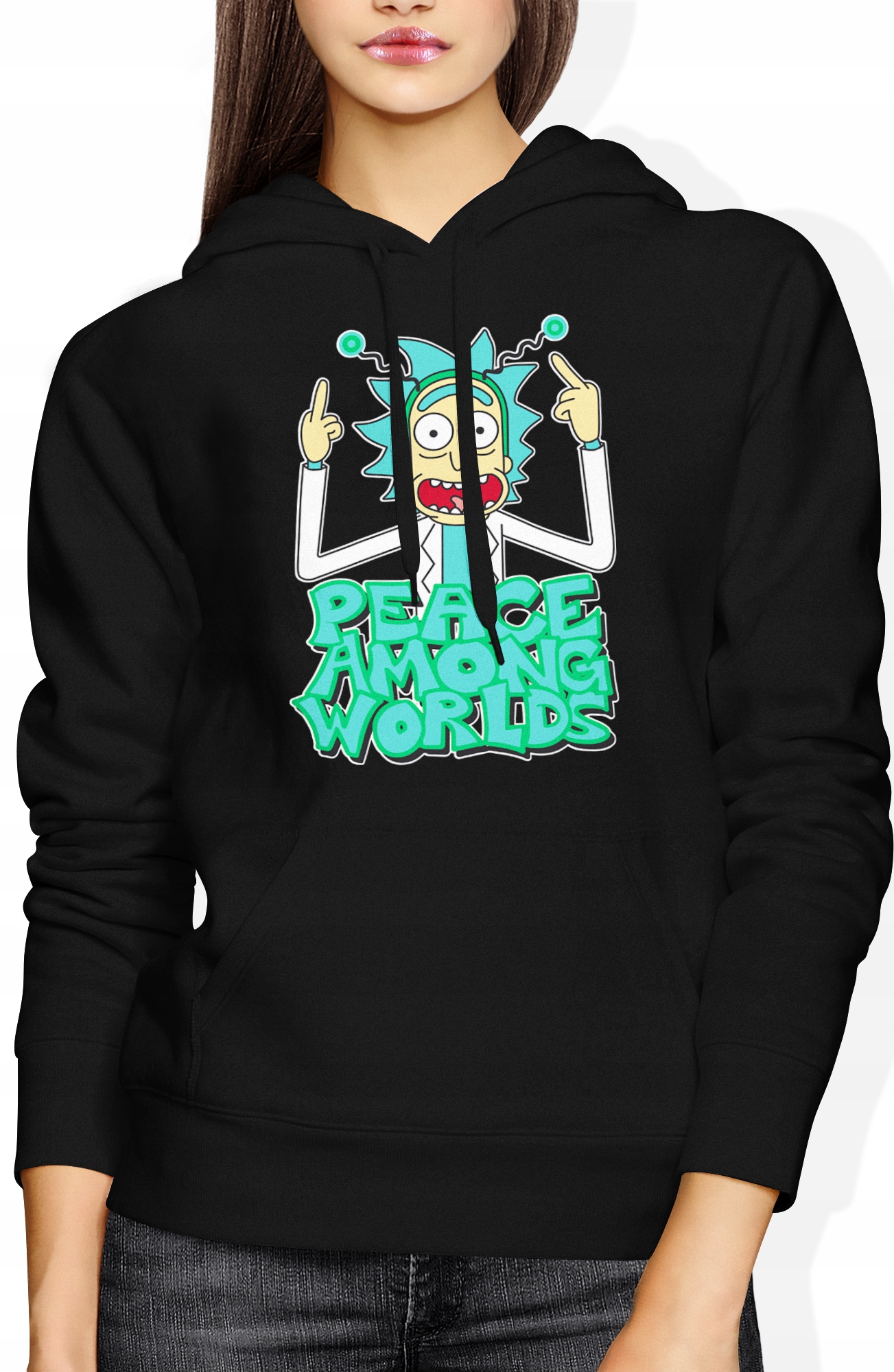 

Damska Bluza Z Kapturem Rick And Morty I Rozmiar S