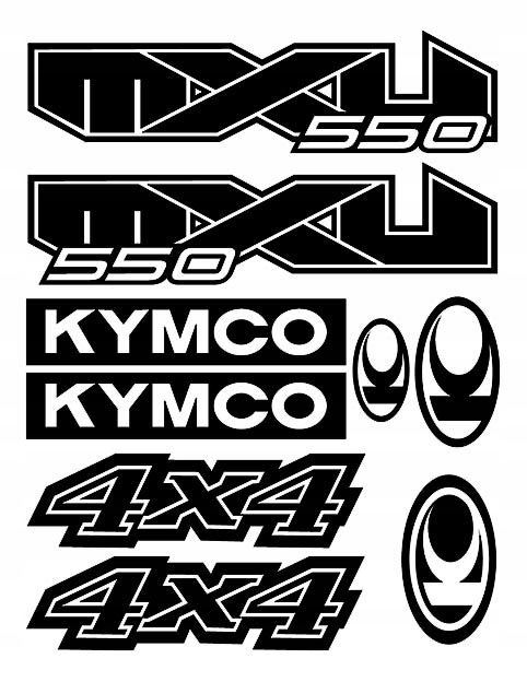 

Kymco Mxu 550 Naklejki