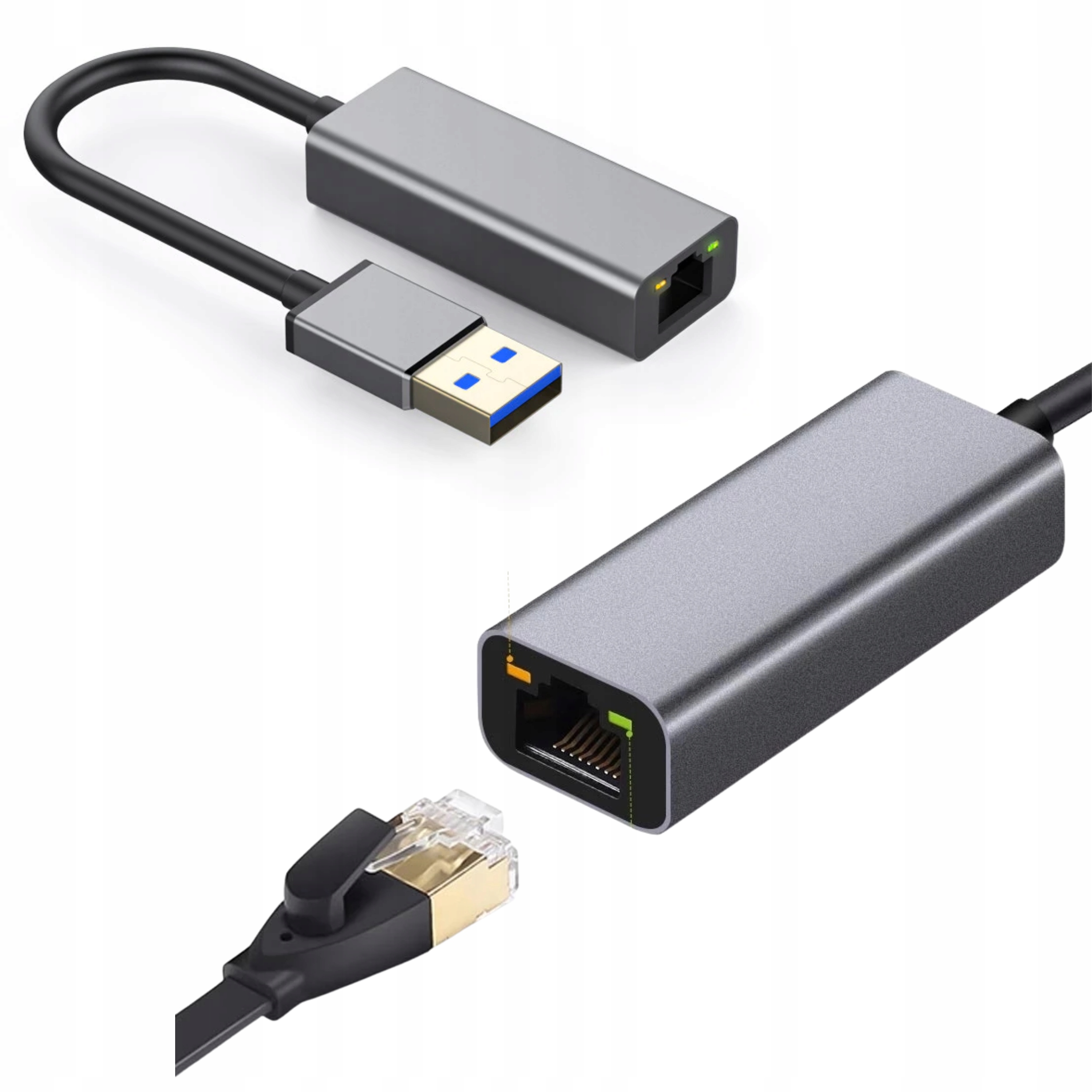 

Karta Sieciowa Usb 3.0 Gigabit Lan Rj 45 1000MB