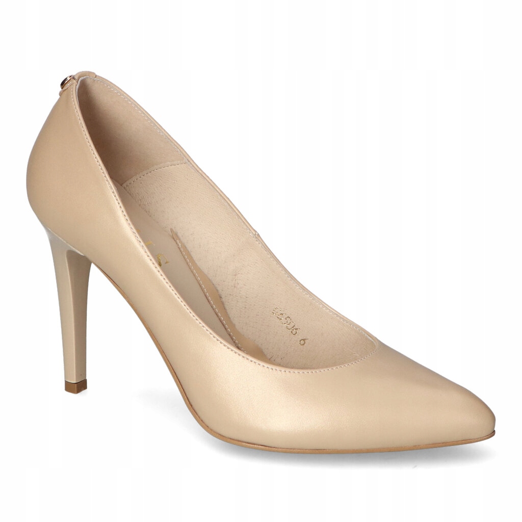 Boty Emis S6506/221/567 Béžová lico 40