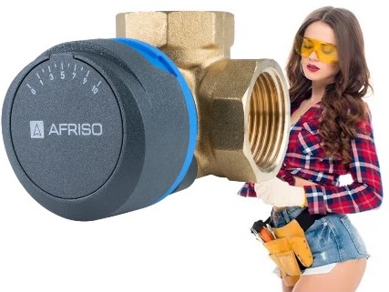 Zmiešavací Ventil Afriso 3-CESTNÝ Arv 384 D25 Palcov