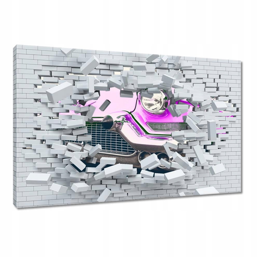 

Obrazy 60x40 Różowy Cadillac