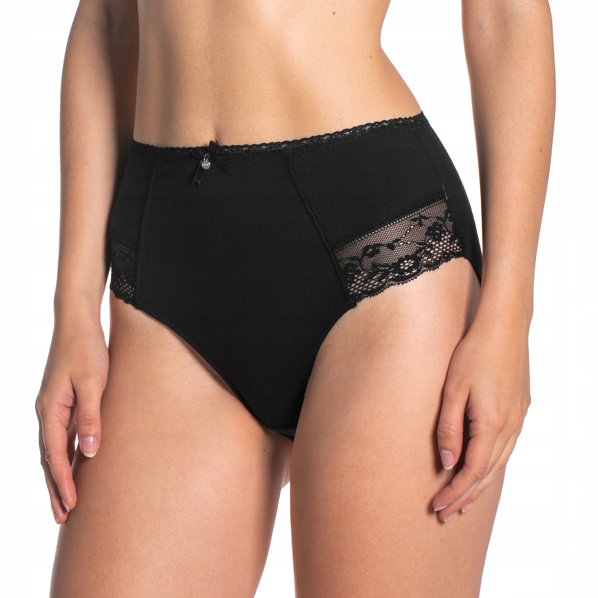 2XLAMA MAJTKI DAMSKIE Z WYSOKIM STANEM BAWEŁNIANE ROZ. L Marka Lama