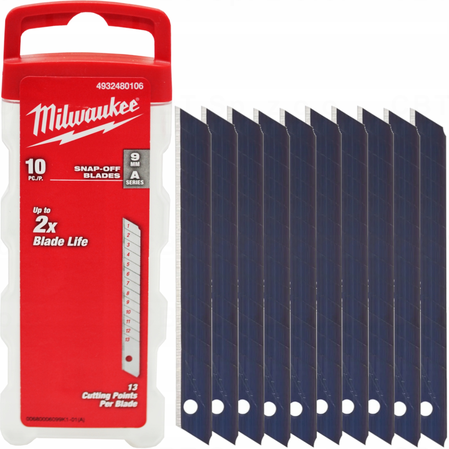 

Ostrza Łamane Wymienne 9MM 10SZT Milwaukee