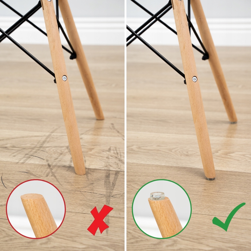 KRZESŁO WELUROWE PIKOWANE TAPICEROWANE DO SALONU JADALNI skandynawskie Rodzaj nóg Krzyżak