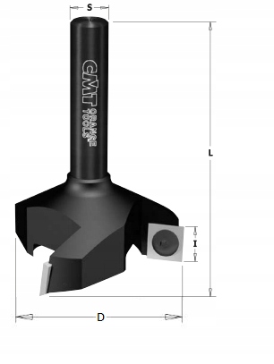 Cmt 663.004.11 Fréza pro plánování D=60 I=12L=80 Z3