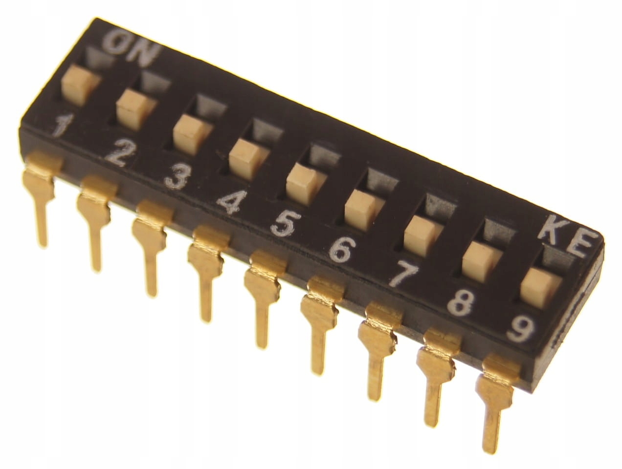 

Przełącznik suwakowy 9 pozycyjny Dip Switch