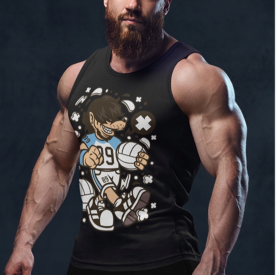 TANK TOP ANIMOWANE WOLF VOLLEY BALL PLAYER Marka inna