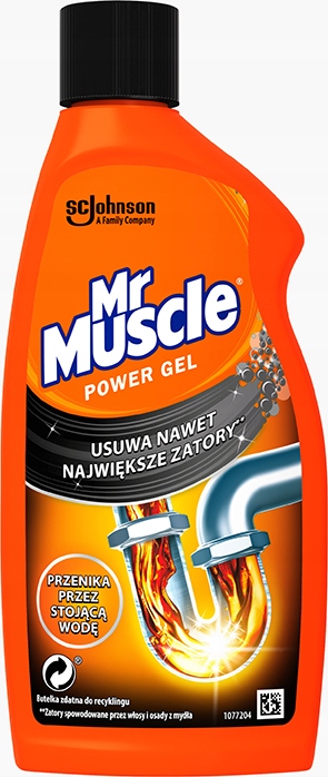 

Mr Muscle Power Gel Żel do udrażniania rur 500 ml