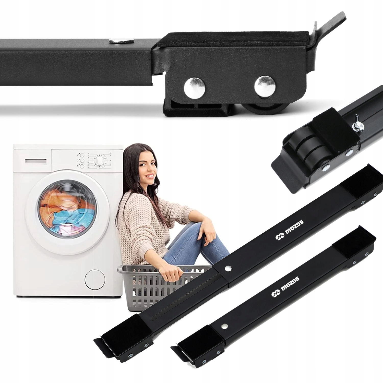 Rolki Platforma Podstawa Na Kołach Wózek Stojak Na Pralkę Lodówkę Biurko