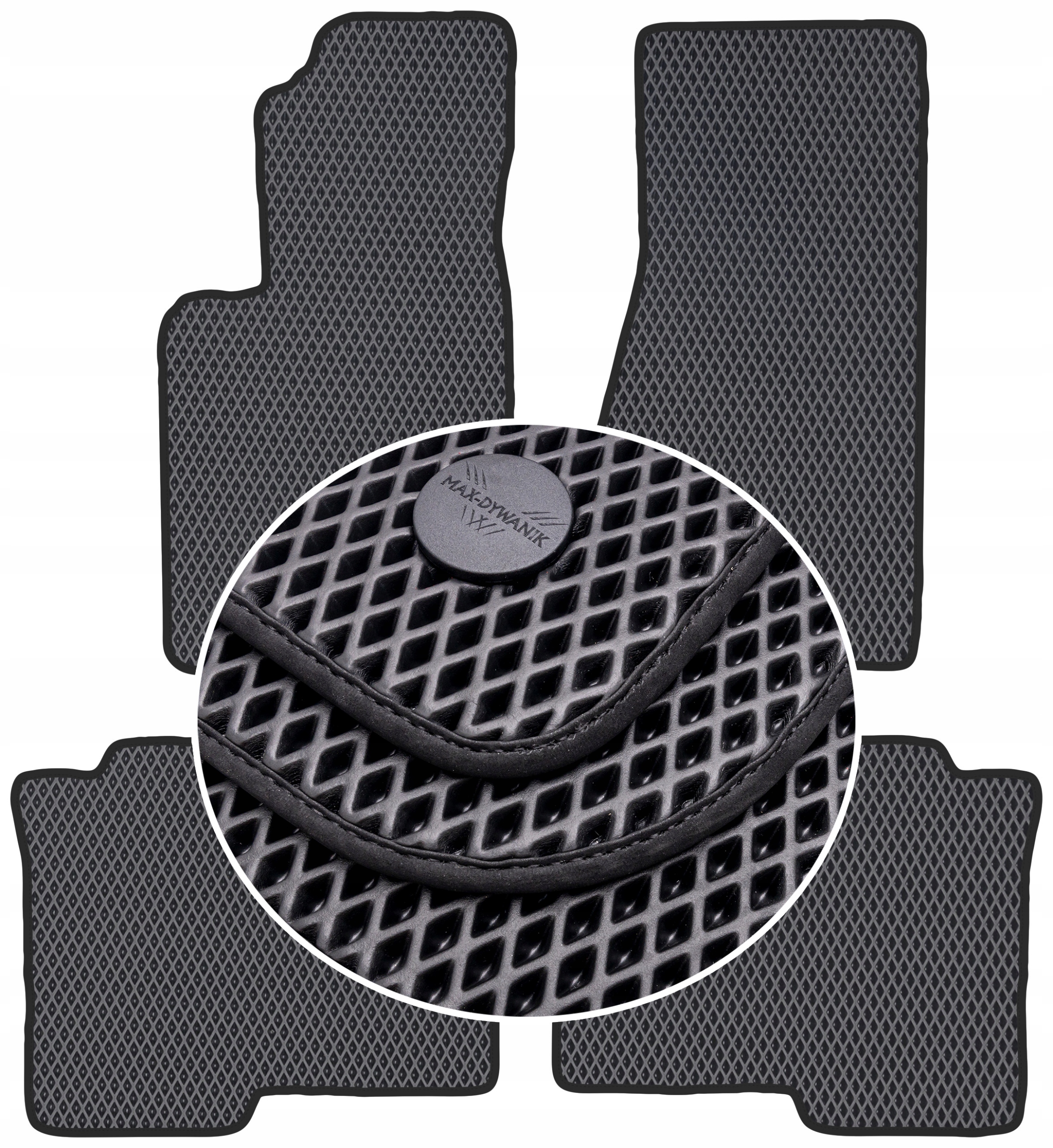 Jeep Commander 2006-2010 Koberce Eternity Čierne