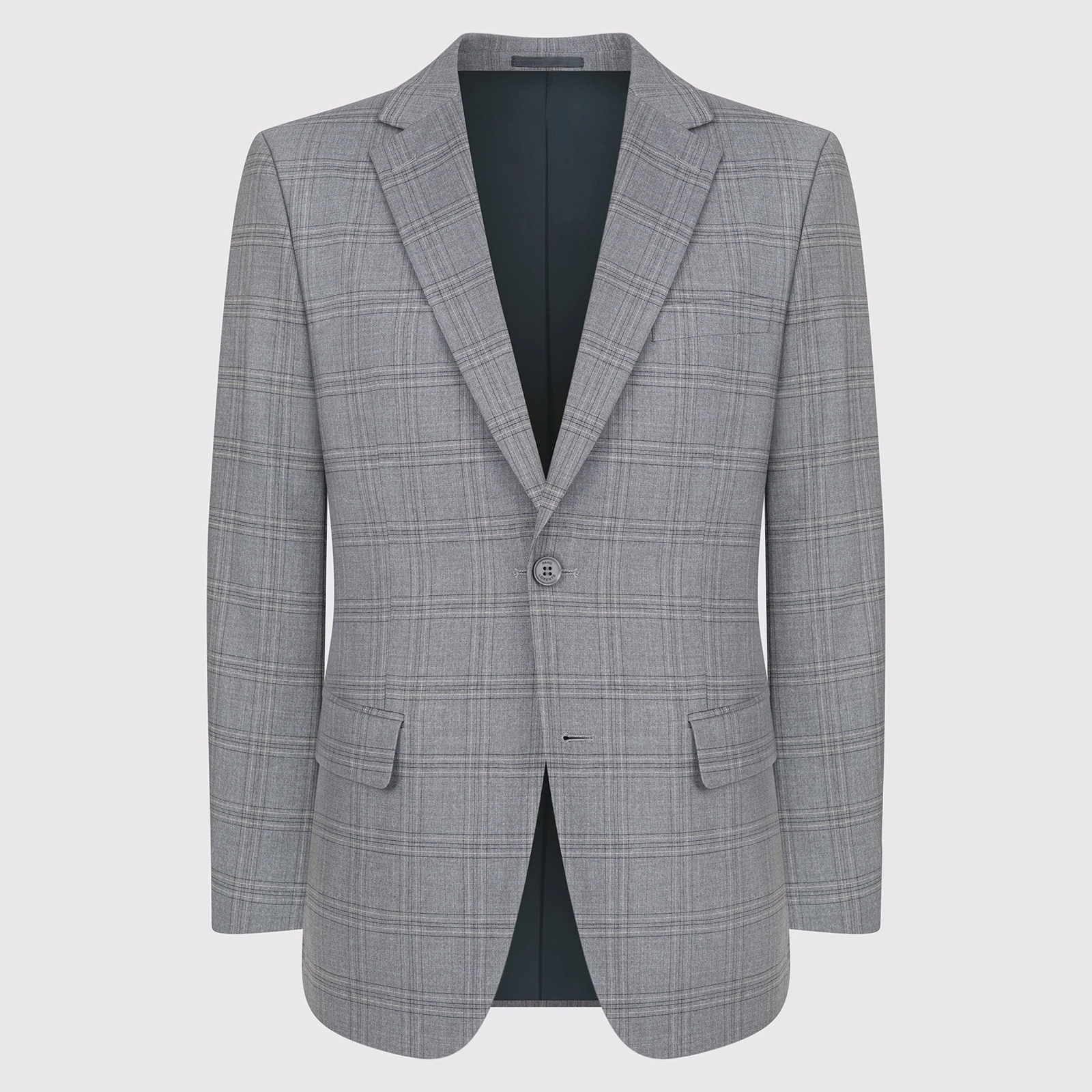 Šedá sako kostkovaná bunda Pako Lorente 52/182