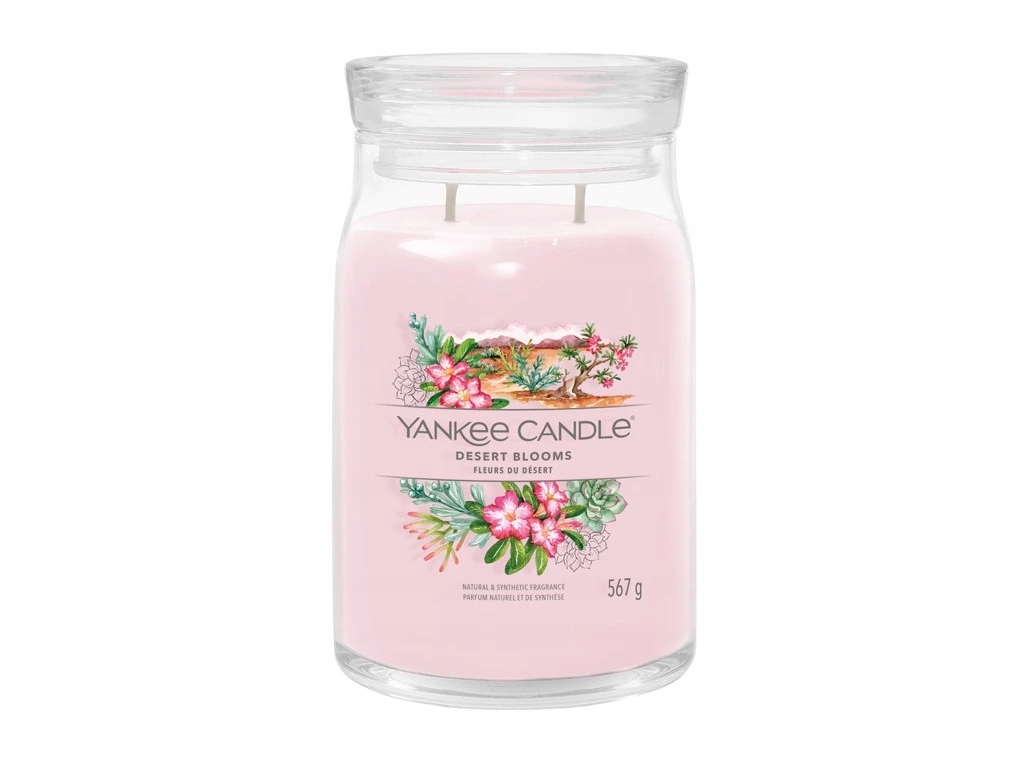Yankee Candle vonná svíčka Signature ve skle velká Desert Blooms 567g