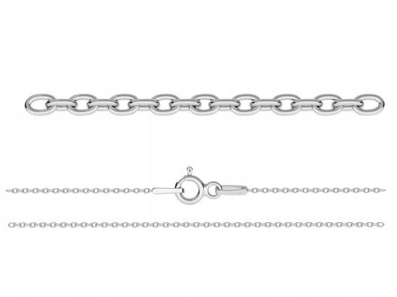 

Łańcuszek ankier 45cm 1,2mm srebrny 925 #A030 45CM