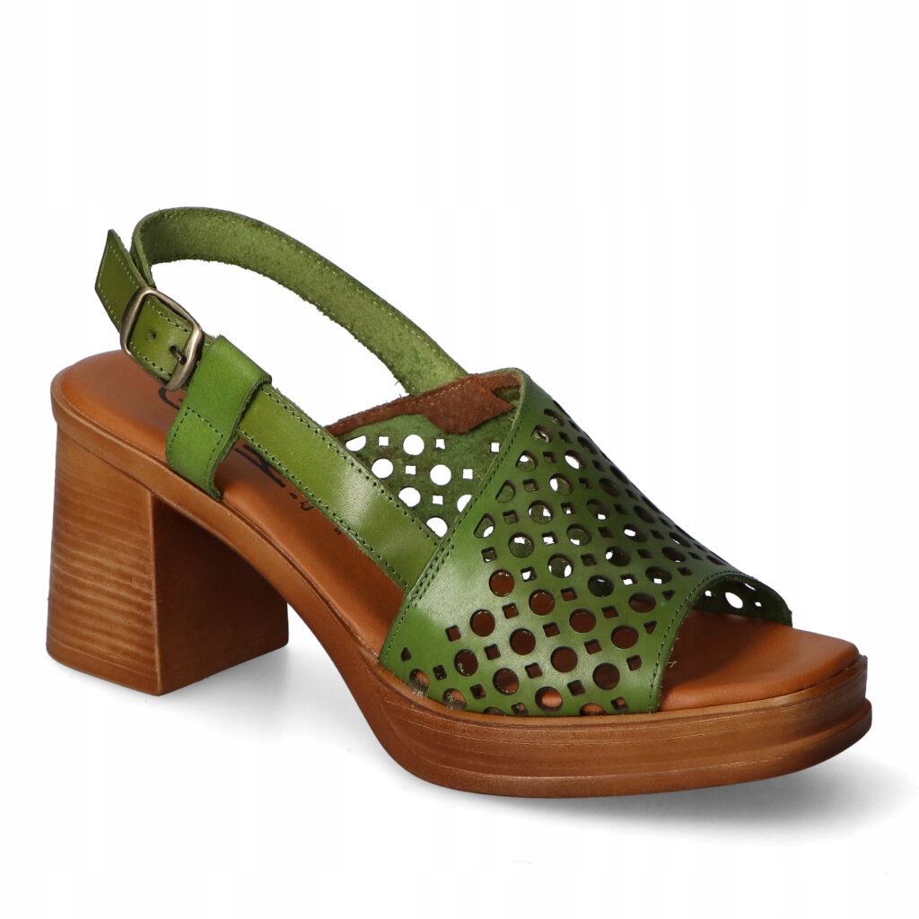 Sandály Hee 26544-LASER/Pistacho Pistáciové lico 36