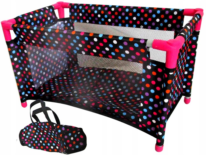 ŁÓŻECZKO KOJEC DLA LALEK+POŚCIEL 3W1 MARIOTOYS