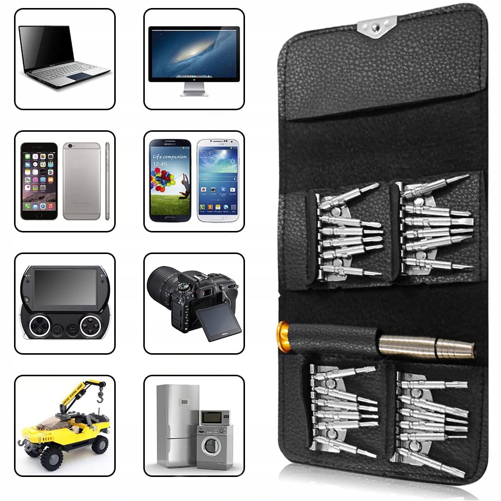 ZESTAW ŚRUBOKRĘTÓW PRECYZYJNYCH WKRĘTAKI TORX MAGNETYCZNE KOŃCÓWKI 25w1 Kod producenta 04846