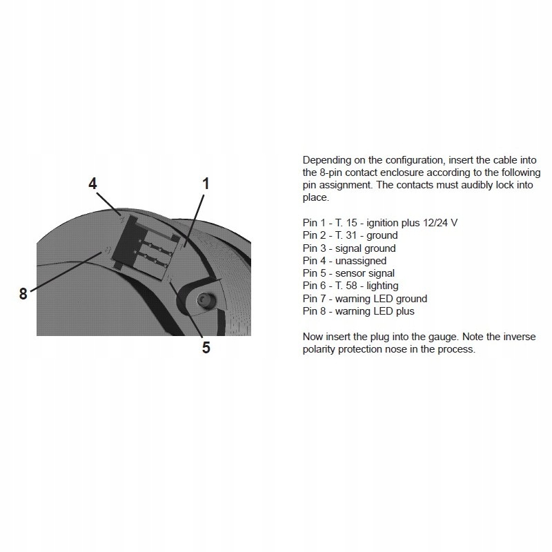 Индикатор давления масла VDO 0-5 бар A2C59514123