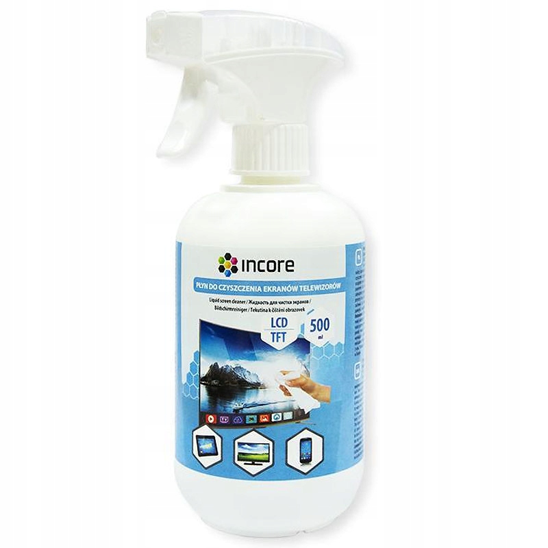 Płyn do czyszczenia ekranów telewizorów INCORE 500 ml