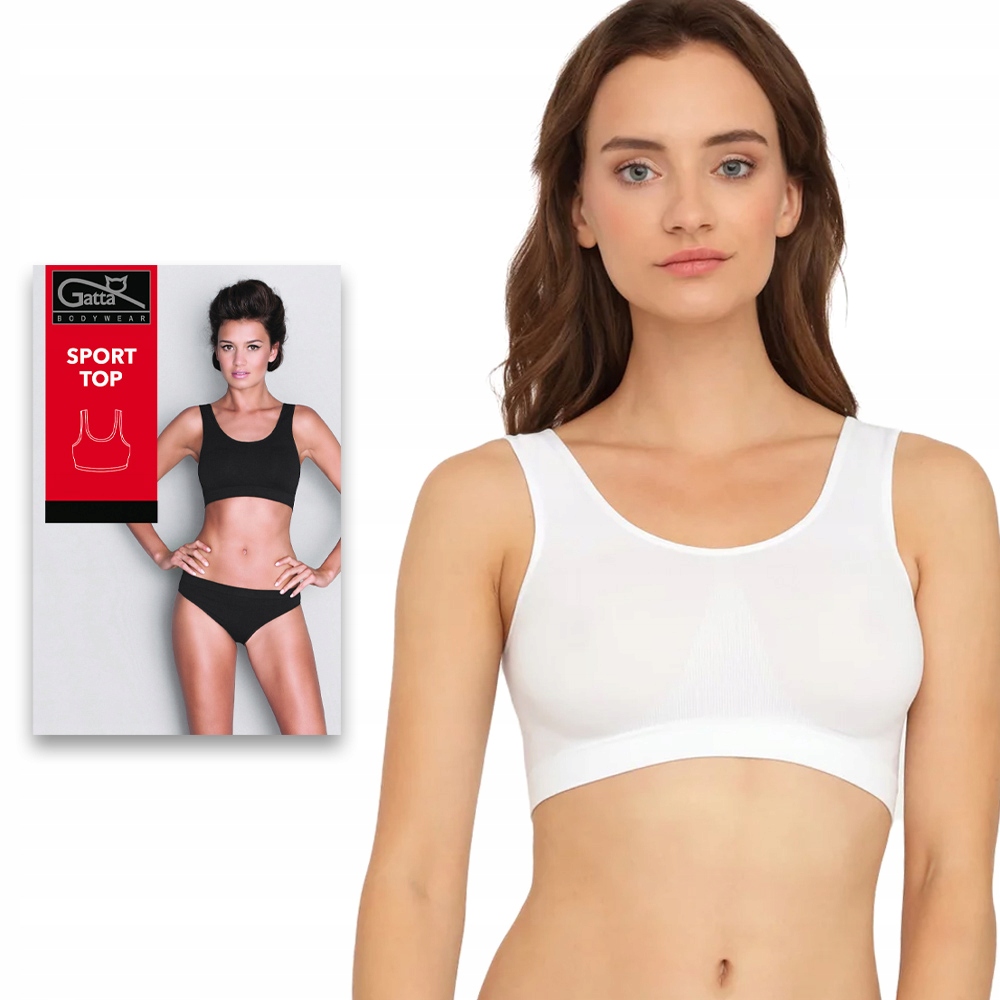 

Gatta Sport Top biały biustonosz sportowy r S