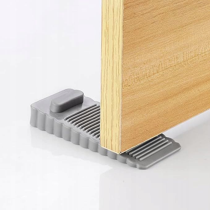 1x KLIN DO DRZWI ODBOJNIK STOPER DRZWIOWY SZARY EAN (GTIN) 5905701217595