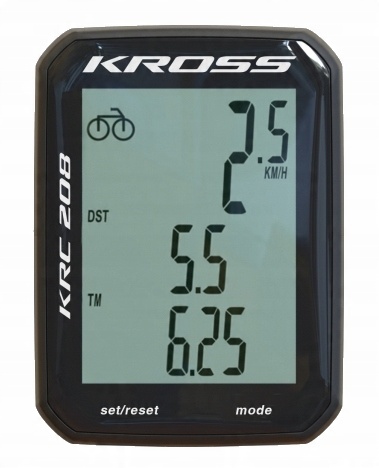 

Licznik Rowerowy Przewodowy Kross Krc 208 Czarny