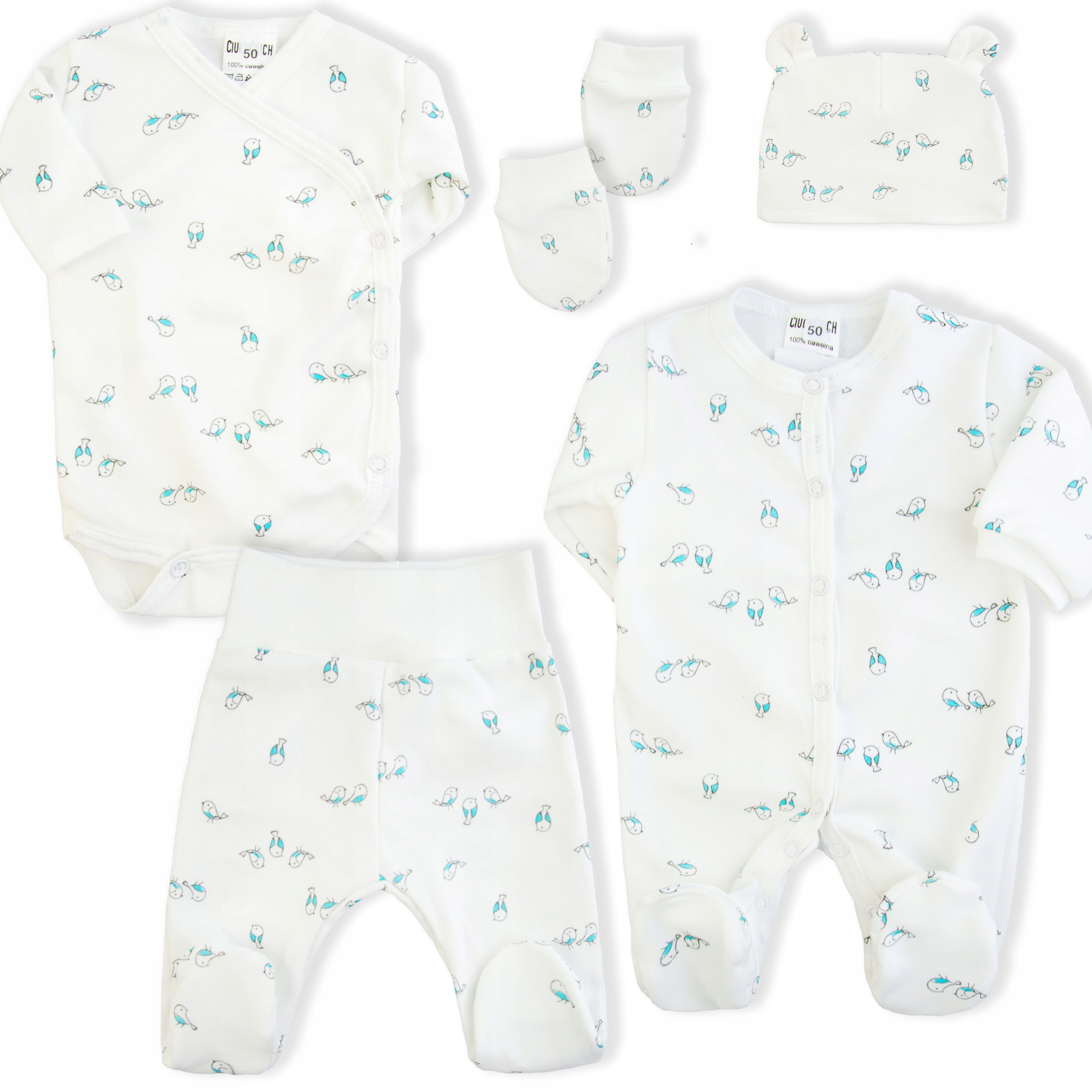 

Wyprawka Niemowlęca 5el dla chłopca do szpitala 62