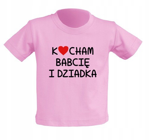 

Koszulka dziecko Kocham Babcię I Dziadka 1 rok
