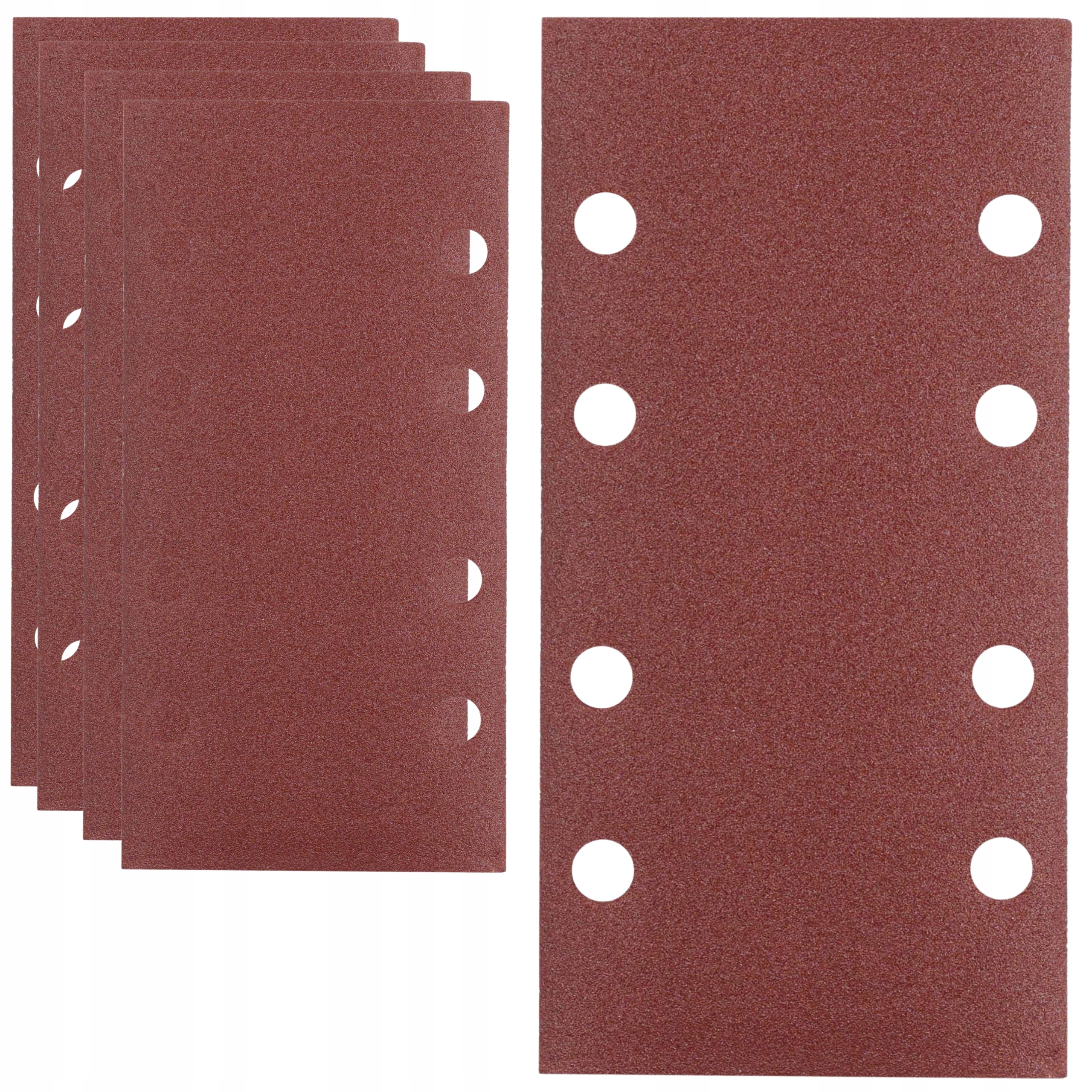 Papiery ścierne 5szt do szlifierki z rzepem 93x185mm GR.100 Vorstahl