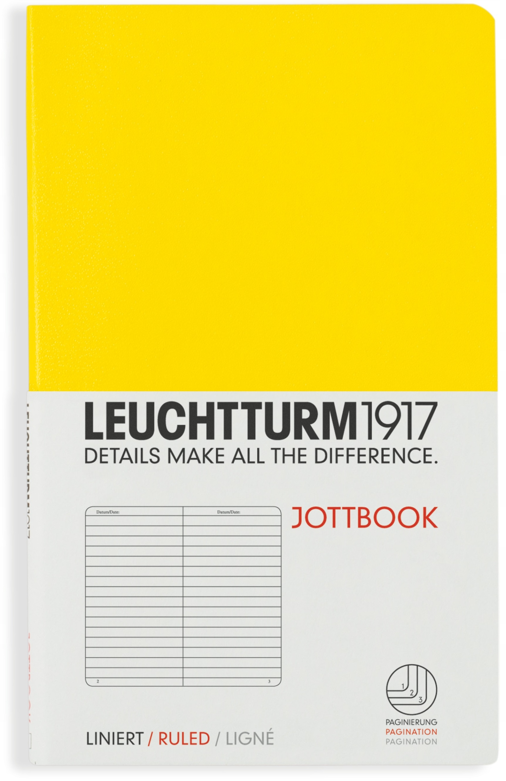 LEUCHTTURM1917 Notatnik Notes A6 Linia Jottbook
