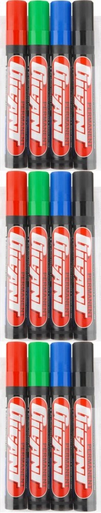 

Marker permanentny Kamet Gigant 4 sztuki x3