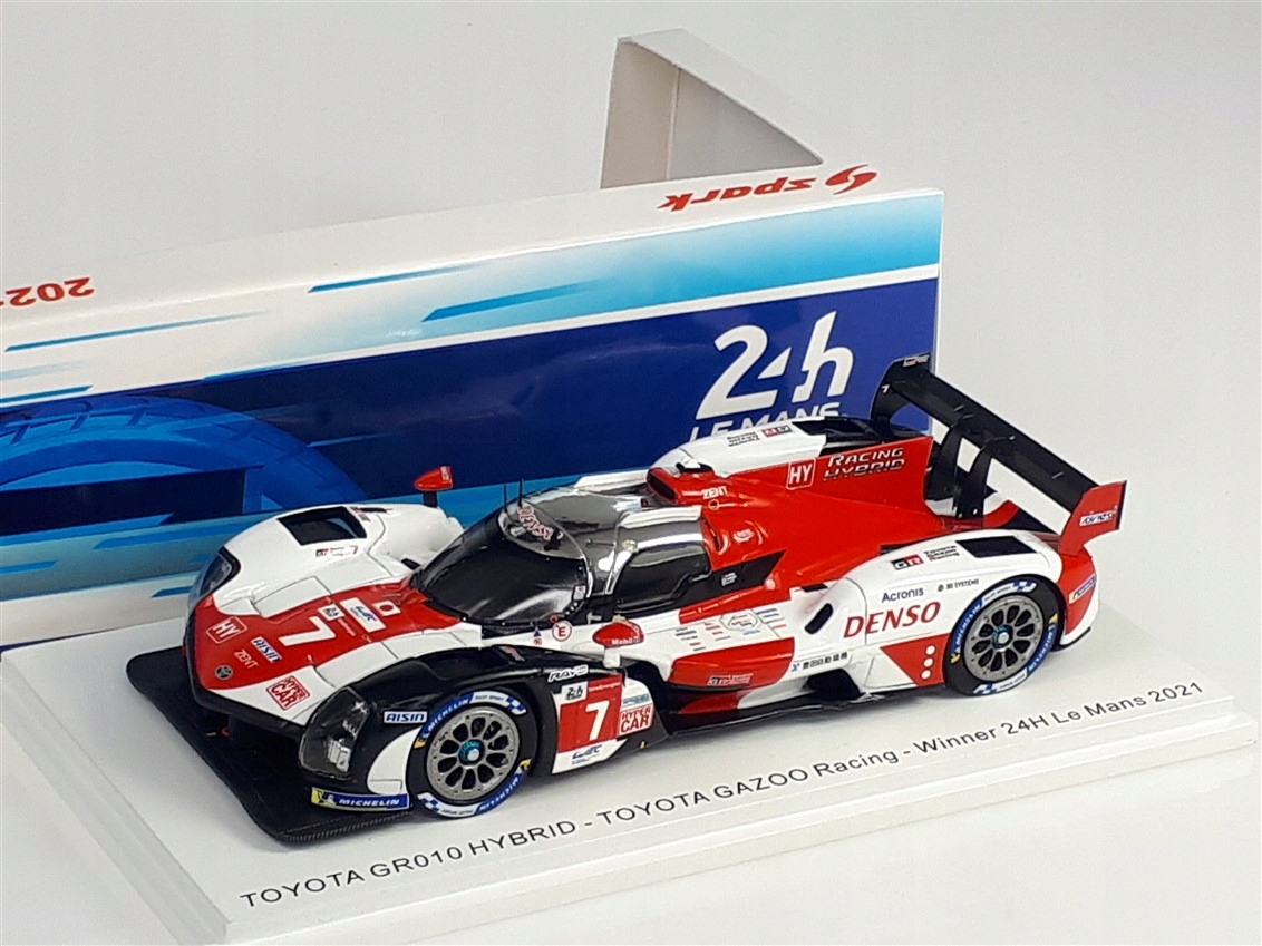 Spark Toyota GR010 Hybrid #7 Toyota Gazoo Vítěz 24 hodin Le Mans 2021 1:43