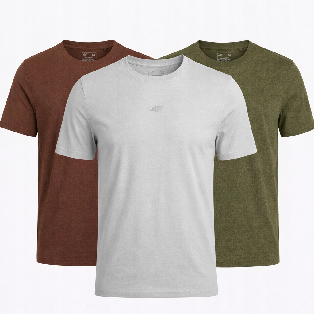 4F Pánské Tričko Limitovaná Sada 3 Kusů XXL M3947 SS26