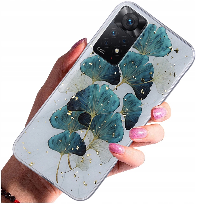 

Etui do Xiaomi Redmi Note 11 11S Gold Szkło