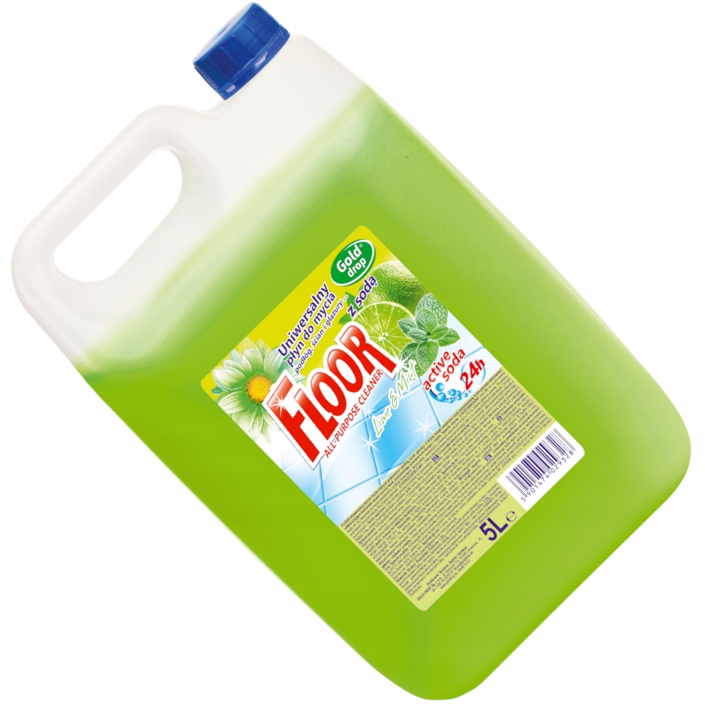 

Uniwersalny płyn do mycia Floor Lime&mint 5L