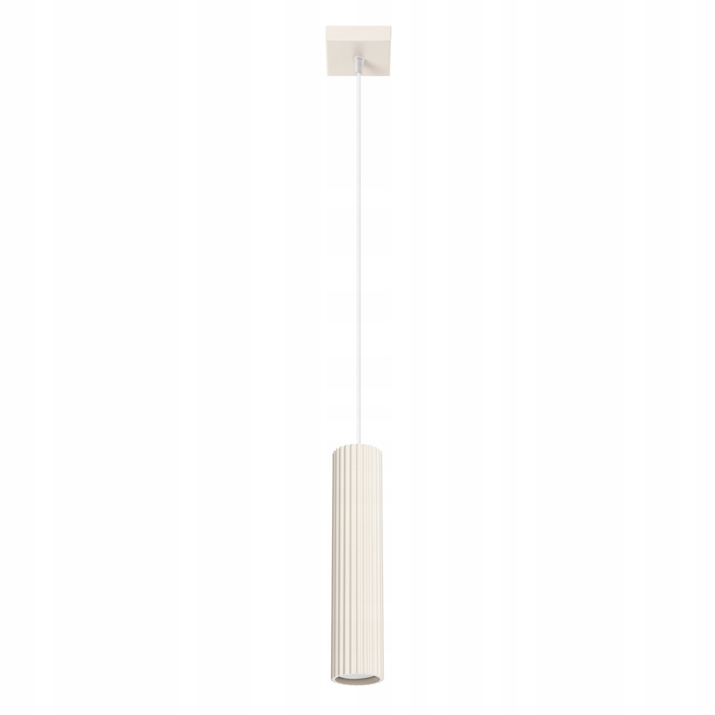 Lampa wisząca Karbon 1 beżowy