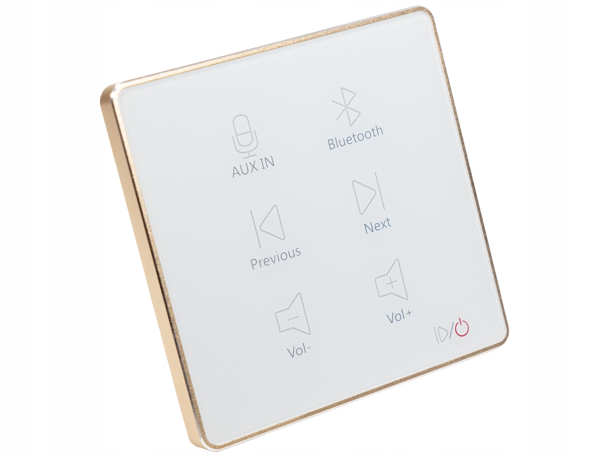 Odtwarzacz ścienny Laudio W10BT Bluetooth Biały