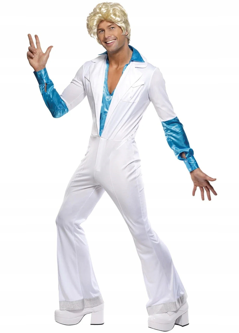 Kostým Disco Roky 70 80 Kostým Abba Hvězda Pop Star L