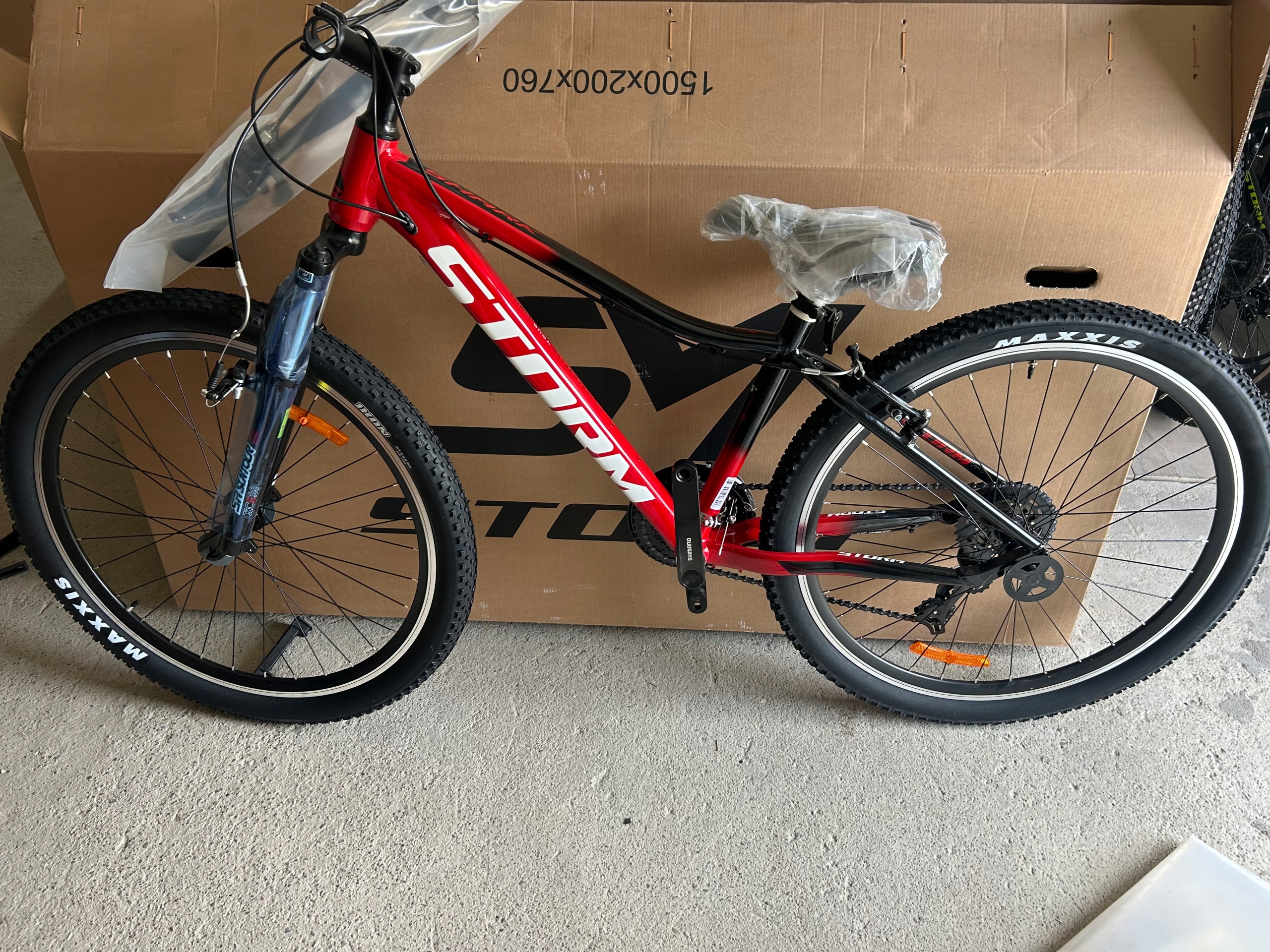 Rower Mtb Storm Shark 2VBR 27,5 rama 15 cali koło 27,5 " czerwono-czarny