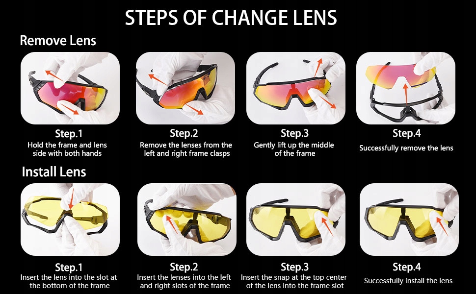 KAPVOE OKULARY ROWEROWE MTB OKULARY POLARYZACYJNE Płeć produkt uniseks